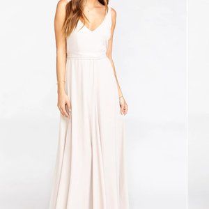 Jenn Maxi Dress (Show Me The Ring Crisp)- Show Me Your Mumu